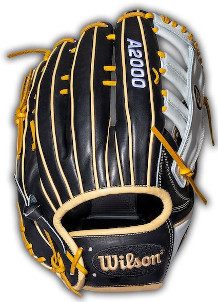 A2000 Custom 13"  Softball Glove  Black/White/Gold - WBW100318135