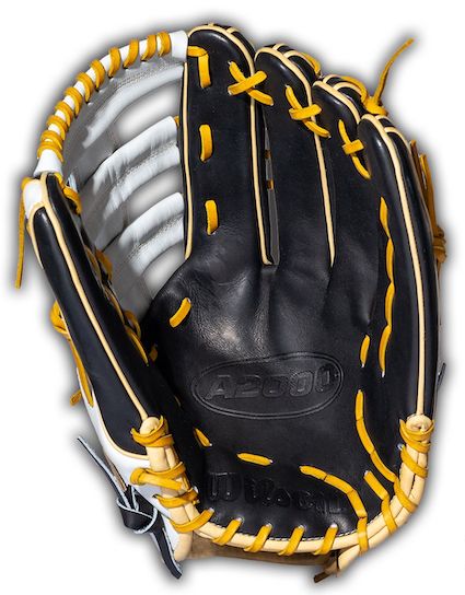 A2000 Custom 13"  Softball Glove  Black/White/Gold - WBW100318135