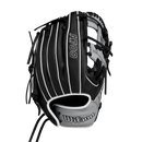 Wilson A700 11.5" Baseball Fielding Glove Black/Silver/White - WBW101427115