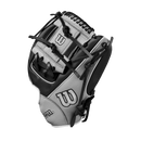 Wilson A700 11.5" Baseball Fielding Glove Black/Silver/White - WBW101427115