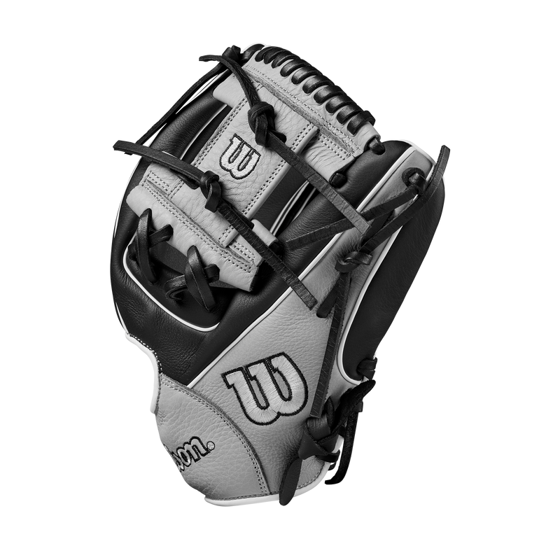 Wilson A700 11.5" Baseball Fielding Glove Black/Silver/White - WBW101427115