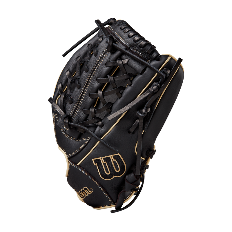 Wilson A700 12" Baseball Fielding Glove Black/Blonde - WBW10142812 / WBW10142912