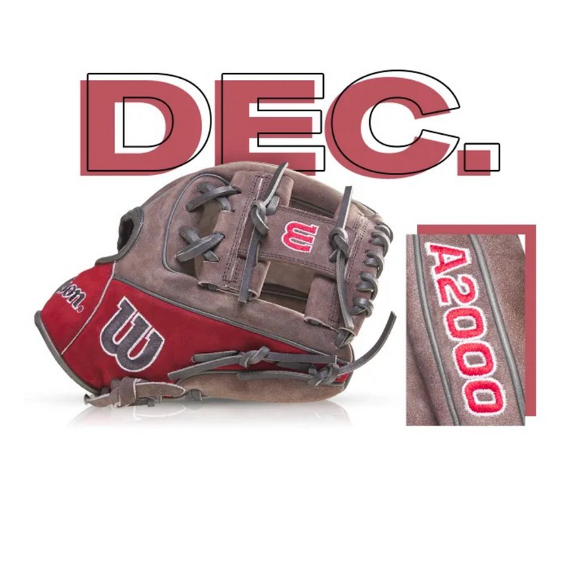 Wilson Glove of The Month (GOTM) Dec. 2023 A2000 11.25" Baseball Glove - WBW1016911125