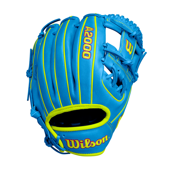 2024 A2000 1986 SKY BLUE/OPTIC 11.5" Infield Baseball Glove - WBW102267115