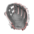2024 Wilson A2000 White/Rose 12.25" FP50 Fastpitch Softball Glove - WBW1027371225 / WBW1027381225