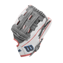 2024 Wilson A2000 White/Rose 12.25" FP50 Fastpitch Softball Glove - WBW1027371225 / WBW1027381225