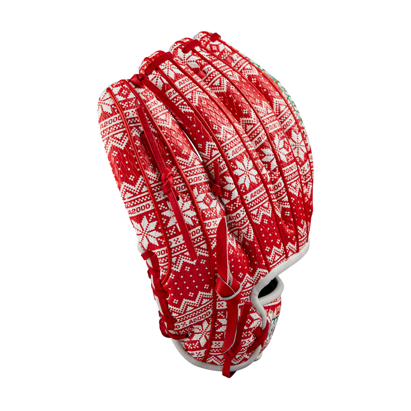 Wilson Glove of The Month (GOTM) December 2024 A2000 Custom 1975  Pattern Ugly Christmas Sweater - 11.75" - WBW1027941175