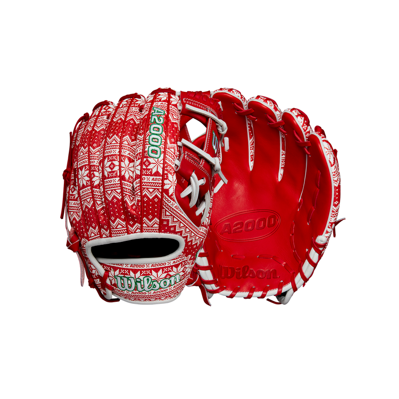 Wilson Glove of The Month (GOTM) December 2024 A2000 Custom 1975  Pattern Ugly Christmas Sweater - 11.75" - WBW1027941175