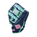 2026 Wilson A2K 11.5" 1786SS Navy/Seafoam/Pink Fielding Glove - WBW103470115