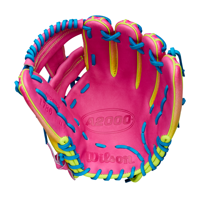 2025 Wilson A2000 1786 Model 11.5" Baseball Glove Pink Lemonade- WBW103492115