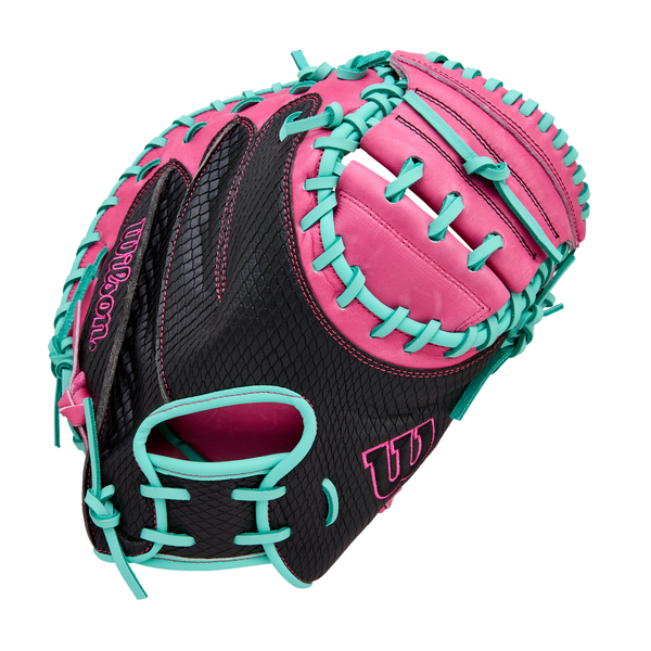 Wilson A1000 CM33 33” SuperSkin/SnakeSkin Baseball Catcher’s Mitt - WBW10396633