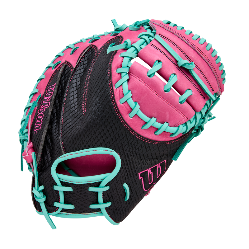 Wilson A1000 CM33 33” SuperSkin/SnakeSkin Baseball Catcher’s Mitt - WBW10396633