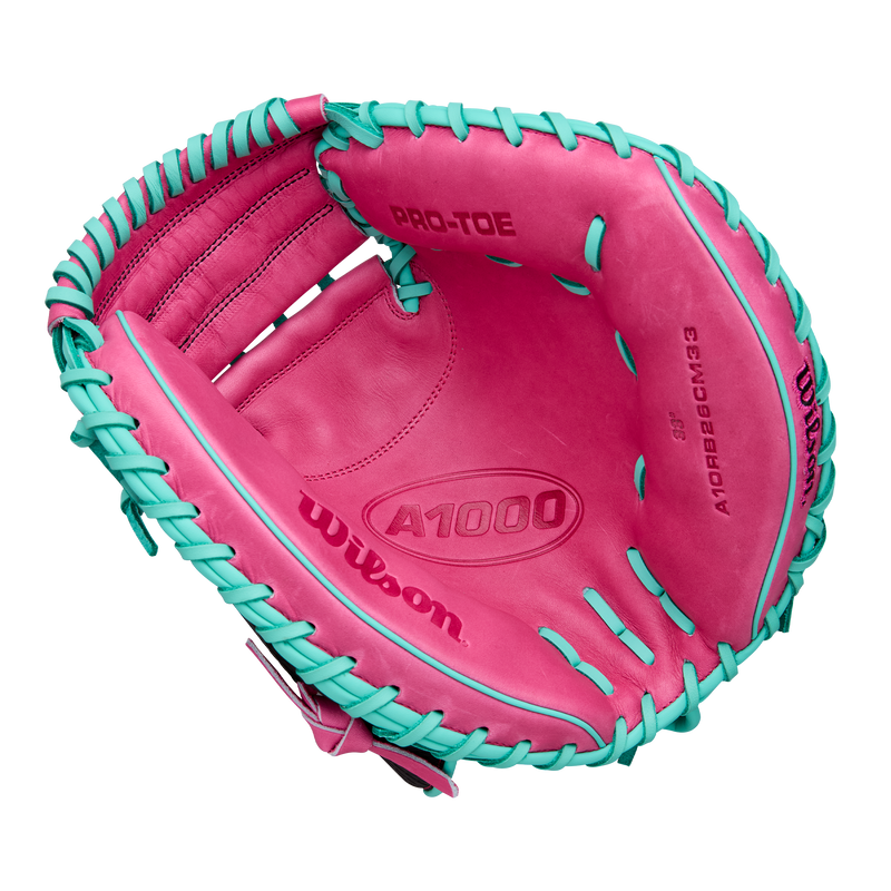Wilson A1000 CM33 33” SuperSkin/SnakeSkin Baseball Catcher’s Mitt - WBW10396633