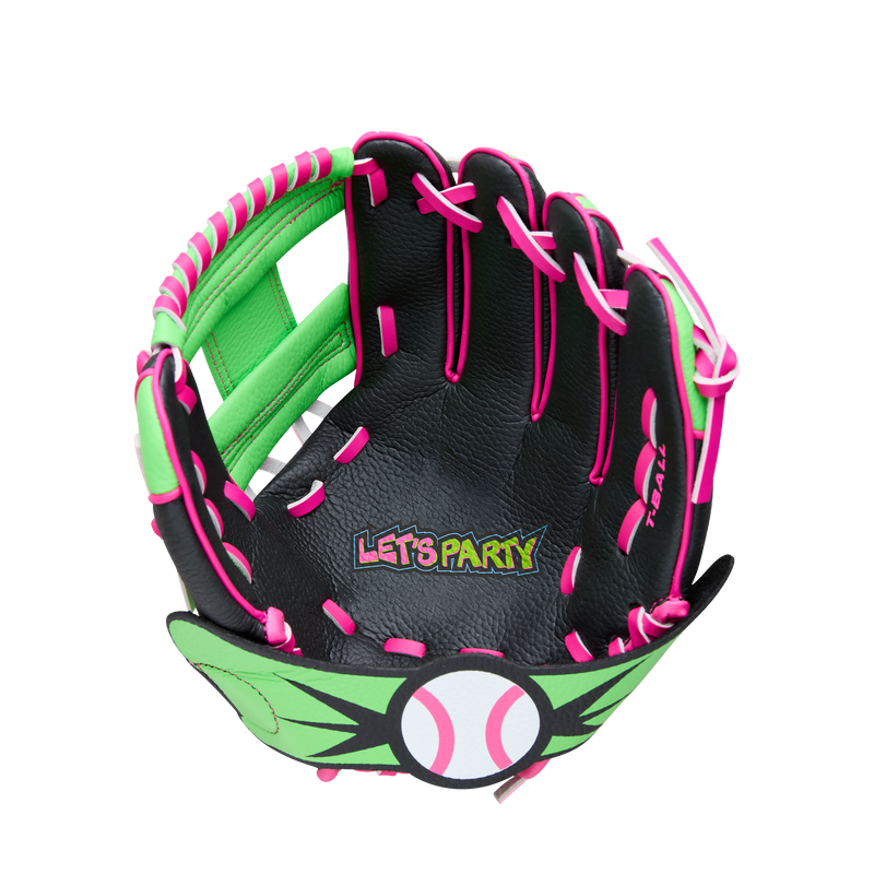 Party Animals 10" Glove and Bat Youth Starter Kit - WBW10415810 / WBW10416010