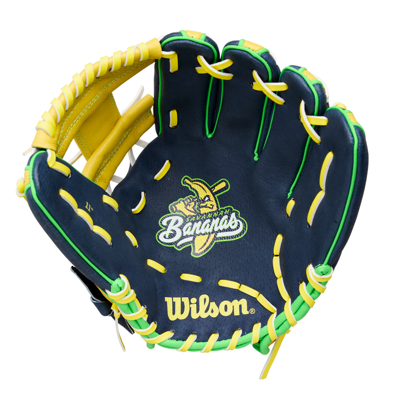 Wilson Savannah Banana's 11" Youth Baseball Fielding Glove - WBW10419211 / WBW10419311
