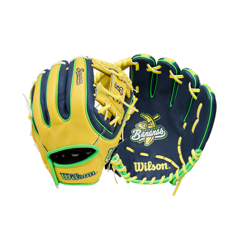 Wilson Savannah Banana's 11" Youth Baseball Fielding Glove - WBW10419211 / WBW10419311