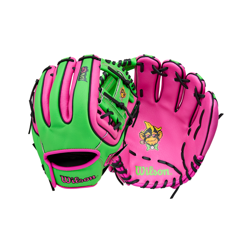 Wilson Party Animals 11" Youth Baseball Fielding Glove - WBW10419411 / WBW10419511