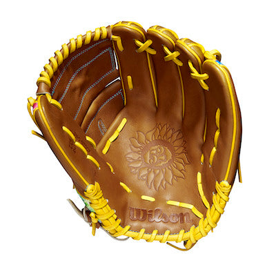 Wilson A2000 軟式グローブ イエロー SG-117 Wilson A2000 B2 Mike Clevinger Game Model 12