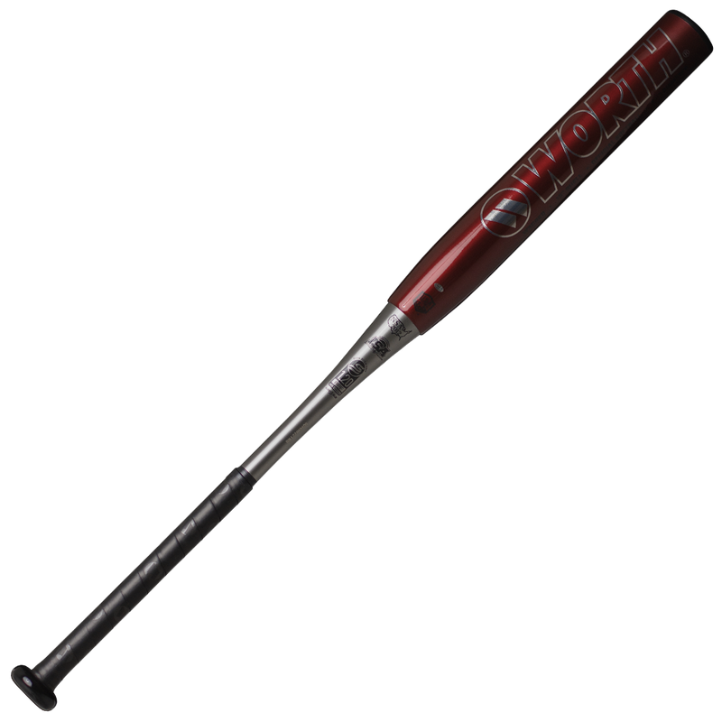 2023 Worth Supercell 15" 2PC End Loaded Alloy USA/USSSA Slowpitch Softball Bat - WSCRED