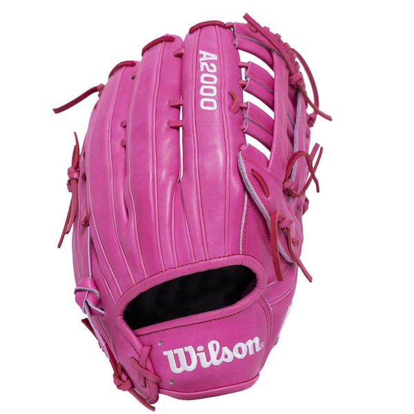 Wilson A2000 13.5" Solid Pink Slowpitch Softball Glove - WTA23RSLANCT135PK / WTA23LSLANCT135PK