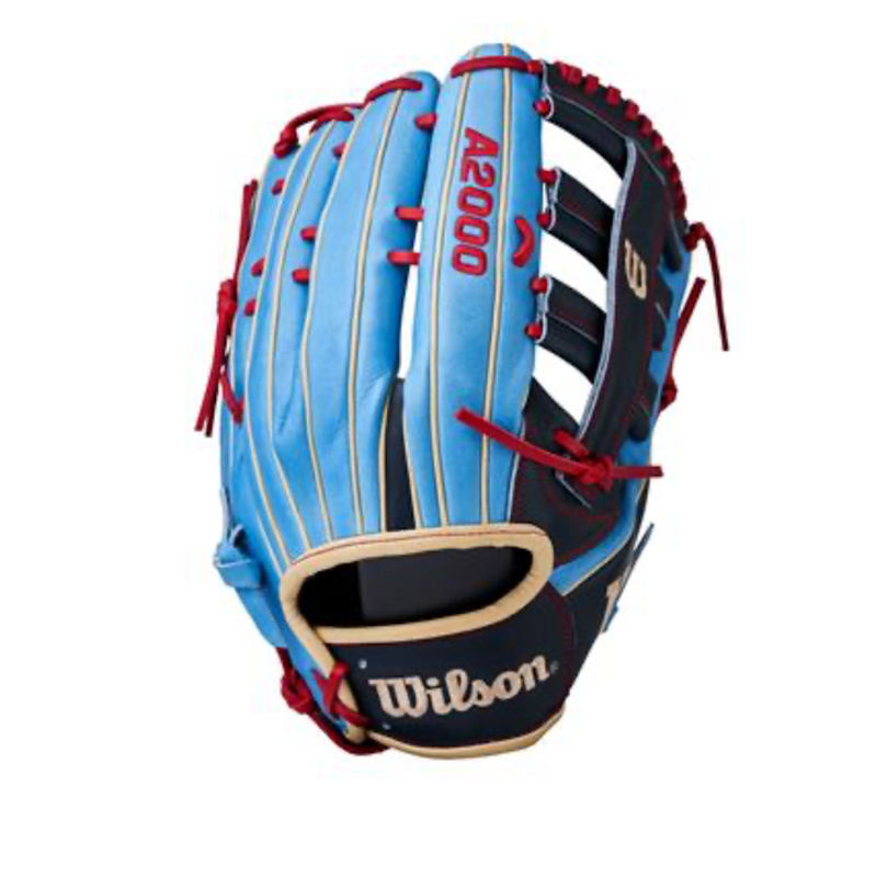 2024 Wilson A2000 13” Blue Sky/Navy Slowpitch Softball Glove -WTA24-SLANCT13-ASB