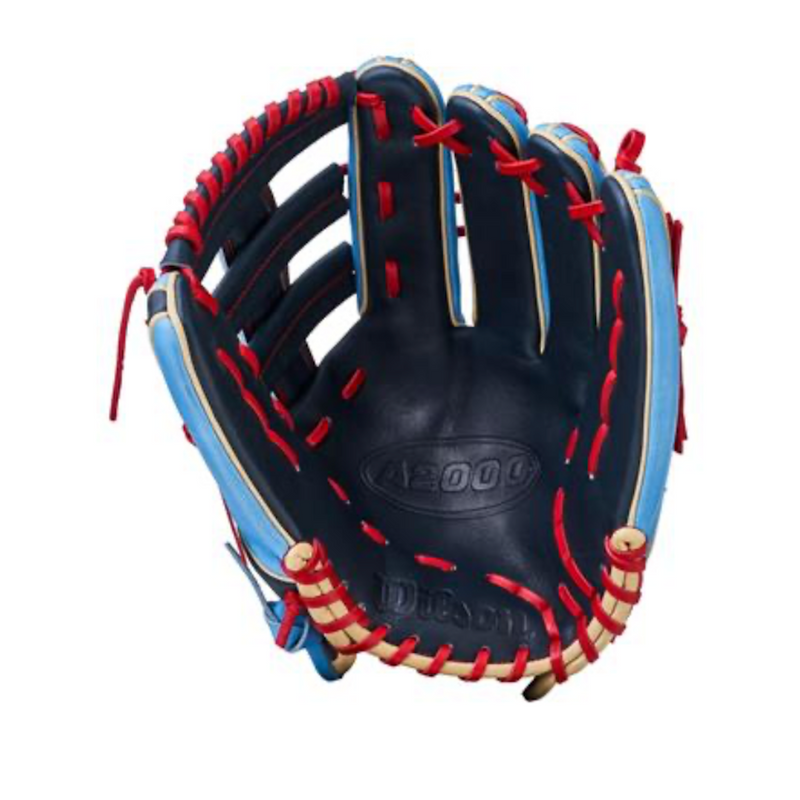 2024 Wilson A2000 13” Blue Sky/Navy Slowpitch Softball Glove -WTA24-SLANCT13-ASB