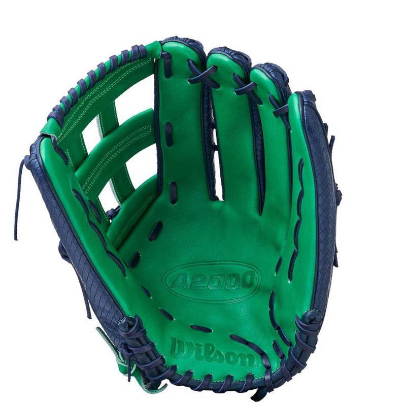 2023 Wilson A2000 14" Solid Kelly Green Slowpitch Softball Glove - WTA24-SLANCT14GN