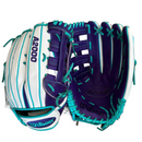 2025 Wilson A2000 13.5" Solid Purple/White Slowpitch Softball Glove - WTA25RSP135PW / WTA25LSP135PW