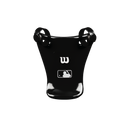 Wilson 4" Youth Black Throat Protector - WTA3902BLA