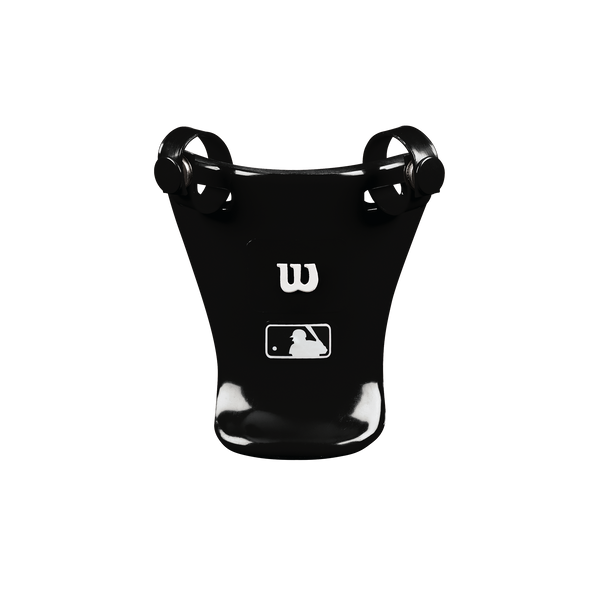 Wilson 4" Youth Black Throat Protector - WTA3902BLA