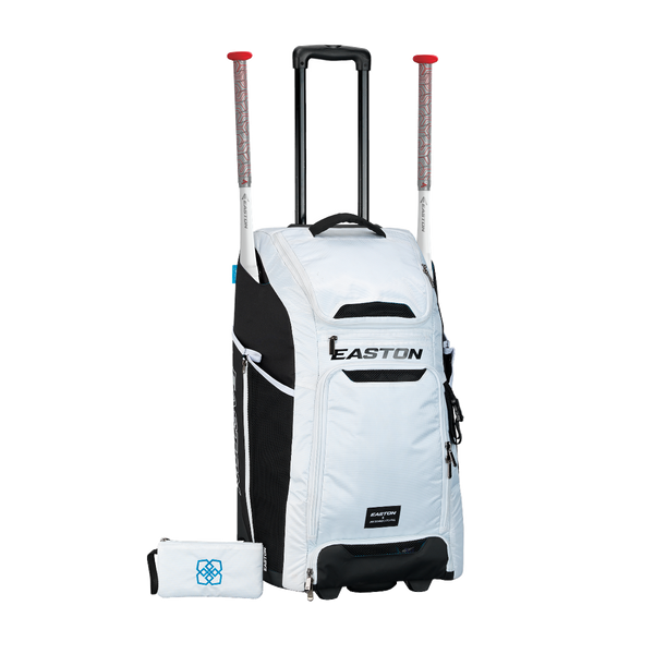 Easton Wheeled Catcher's Bag (White) - A159058WH