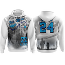 22 a Day Veterans Lives Matter Chris Larsen Hoodie (Customized Buy-In)