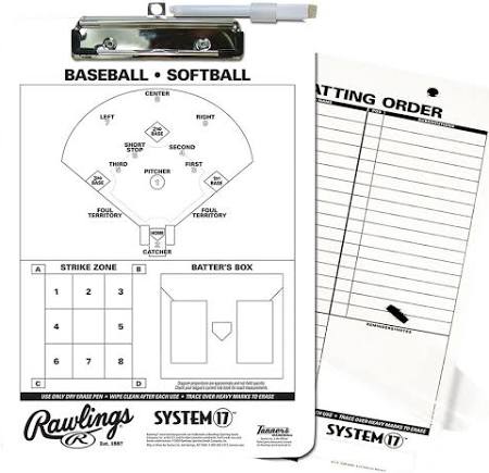 Rawlings Baseball/Softball Coaches Clip Board - CLIP
