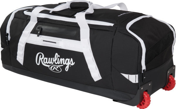 Rawlings Yadi2 Wheeled Black Equipment Bag - YADI2WHBG-BK