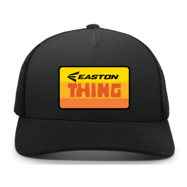 Easton Thing Panel Snapback Hat Blk/Blk - EASTON-THING-PANEL-SNAP-BLK/BLK