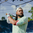 Bruce Bolt Tatis Jr. Signature Series Short Long Cuff Batting Glove - Tatis - Mint/Pink
