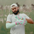 Bruce Bolt Tatis Jr. Signature Series Short Long Cuff Batting Glove - Tatis - Mint/Pink