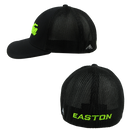 Easton Hat by Pacific (404M) All Black/Volt Script