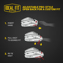 Easton Tournament Elite 11.5" Baseball Glove - TE115 WH/RD/NY