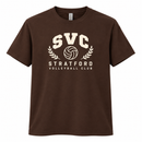 2026/27 Season SVC Laurel Collection Logo Dark Chocolate T-Shirt - 2026-SVC-LAUREL-LOGO-DARK CHOCOLATE-TEE-24EVER