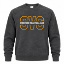 2026/27 Season Logo Collection Fleece Crew Neck Sweater - 26-SVC-LOGO Collecation-SAN2400-DARK HEATHER GREY