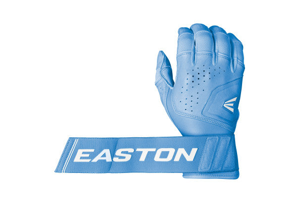 Easton Adult Mav Pro Locked in Batting Gloves - Columbia Blue - MAVPROLIBG-CB