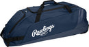 Rawlings Workhorse Wheeled Black Equipment Bag - WHWB23