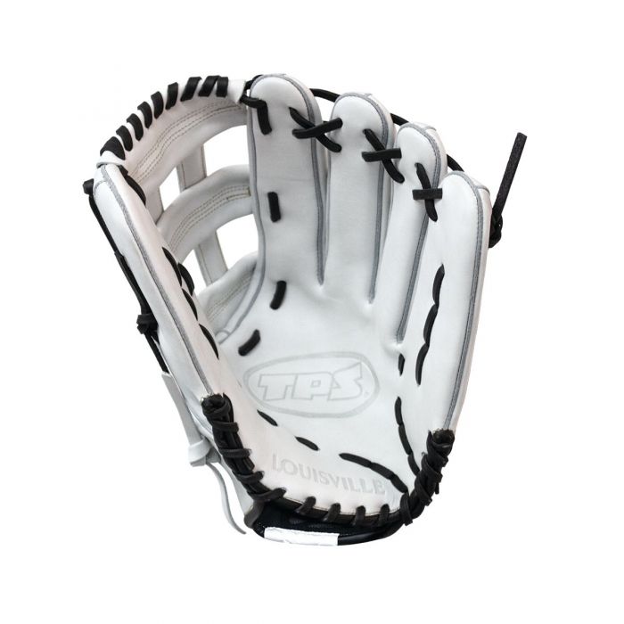 Louisville Slugger TPS Softball 13.5 Glove White Black Gold LSWTLPSLS20135WBG