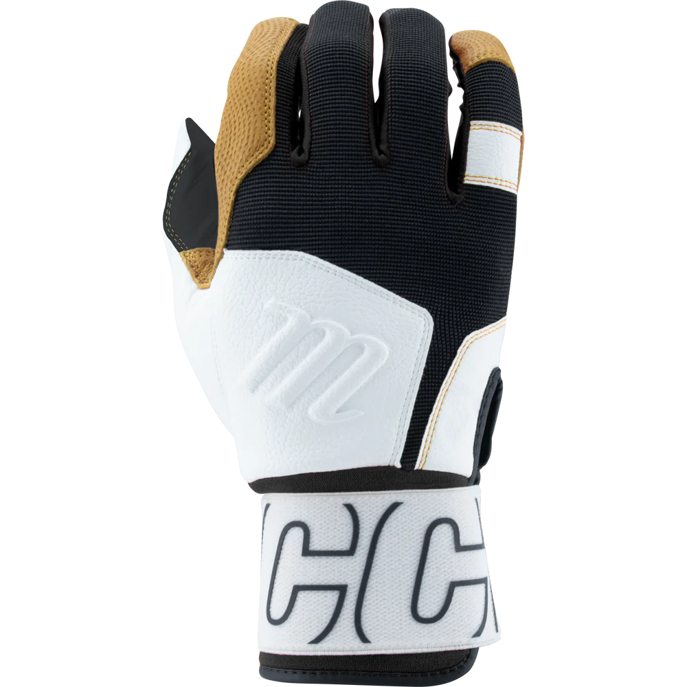 Marucci Blacksmith Wrap Adult Batting Gloves - MBG2BKSM