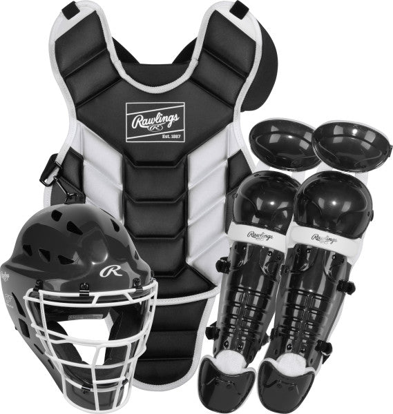 Rawlings Player 3 Series Catcher's Box Set - Black/White
