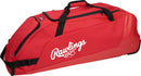 Rawlings Workhorse Wheeled Black Equipment Bag - WHWB23