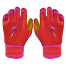Bruce Bolt Harrison Bader Series Short Cuff Batting Glove - Bader Pink