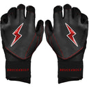 Bruce Bolt Creator Series Long Cuff Batting Glove - TC42-Black