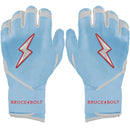 Bruce Bolt Signature Series Long Cuff Batting Glove - HAPP BABY BLUE - Long Cuff
